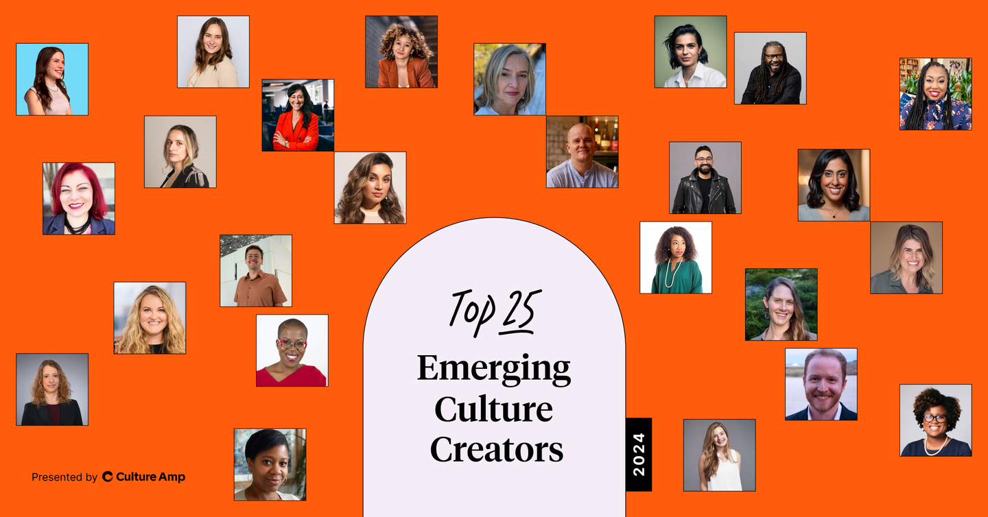 Image graphic with portraits image of the 25 emerging culture creators