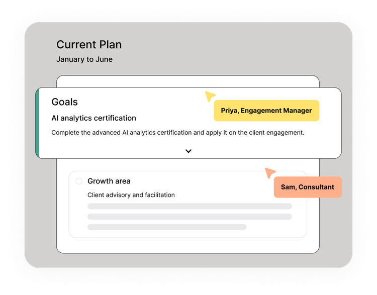 Clear path for employees to deepen their expertise