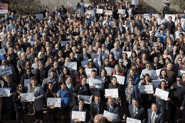 Covered California employee group photo