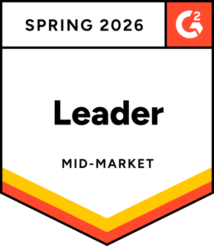 Mid Market Leader - Spring 2026 - G2 badge