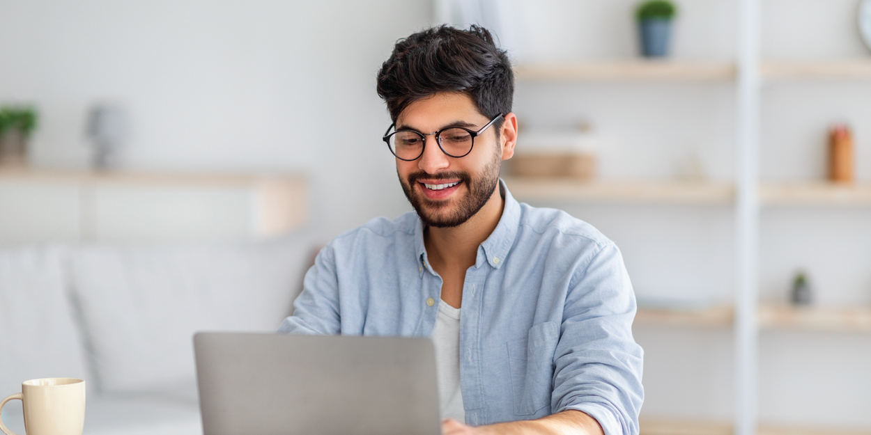 Man on laptop