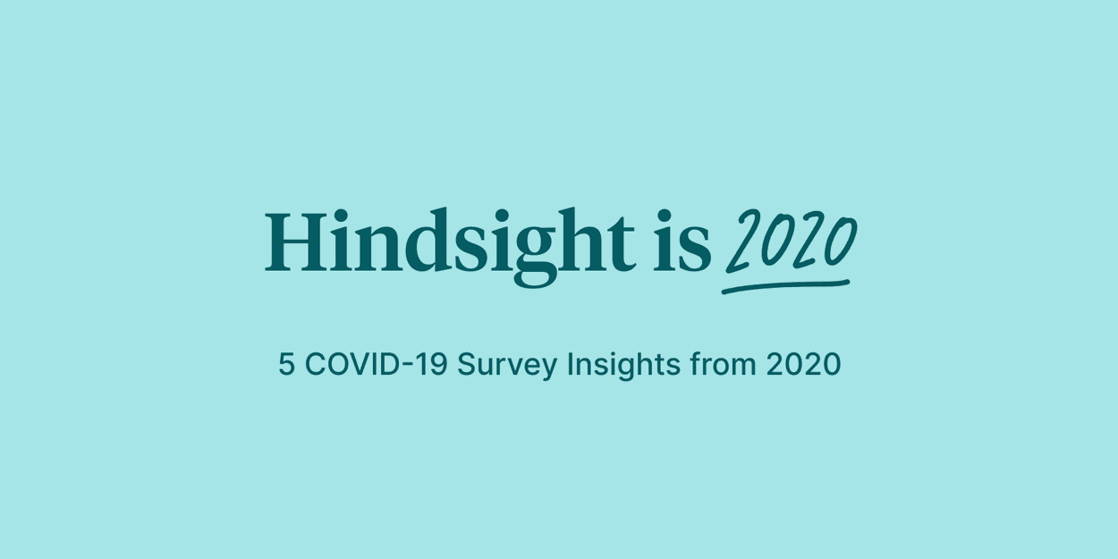 Hindsight is 2020: 5 COVID-19 Survey Insights from 2020