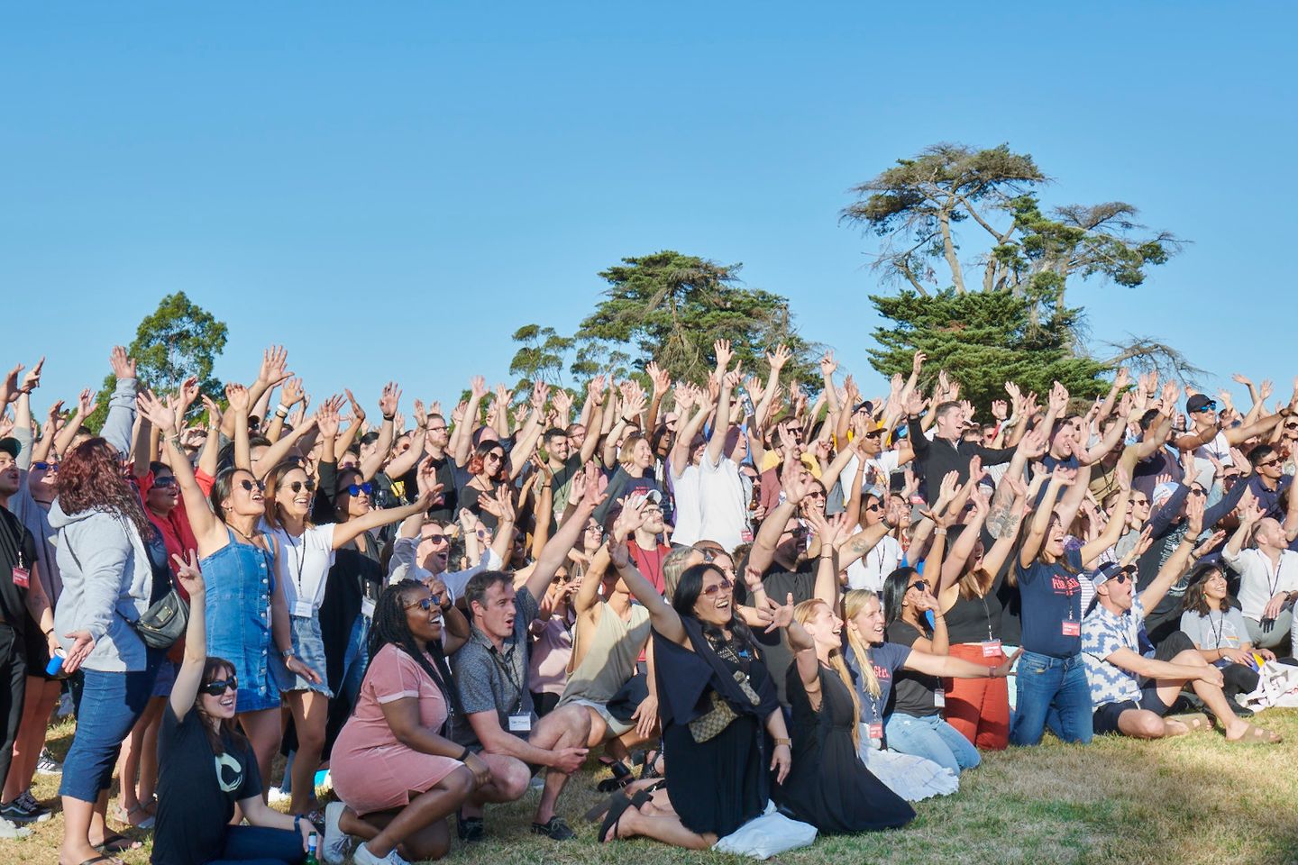 Photograph of Campers at Culture Amp's 2019 Culture Camp