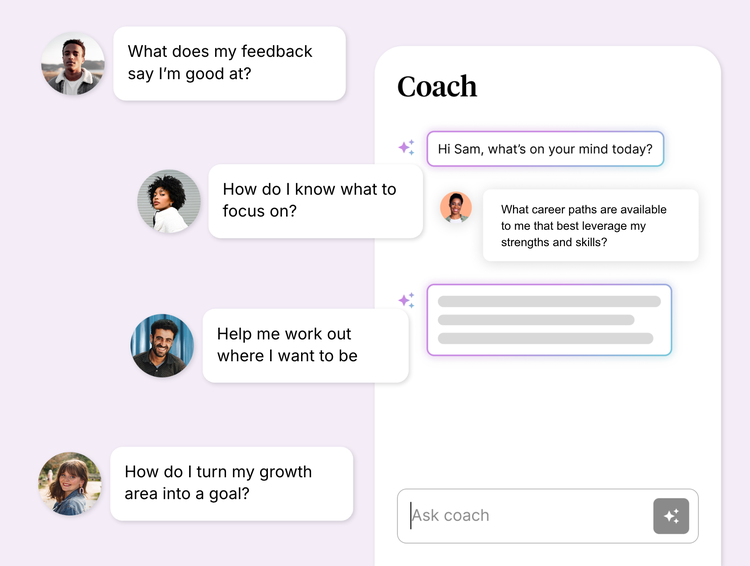 Development features in Culture Amp's AI Coach