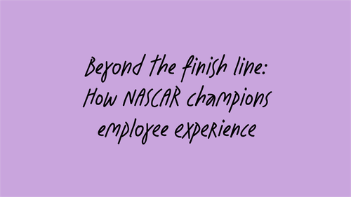 Purple box with text