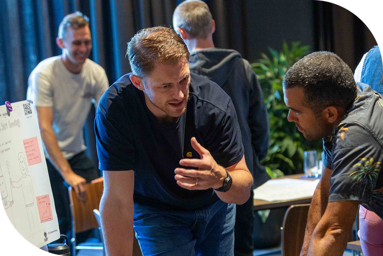 Culture Amp employees working together