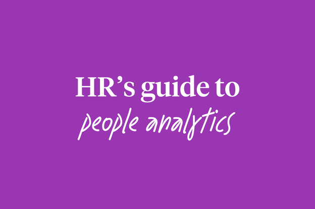 Header reading, "HR's guide to people analytics"