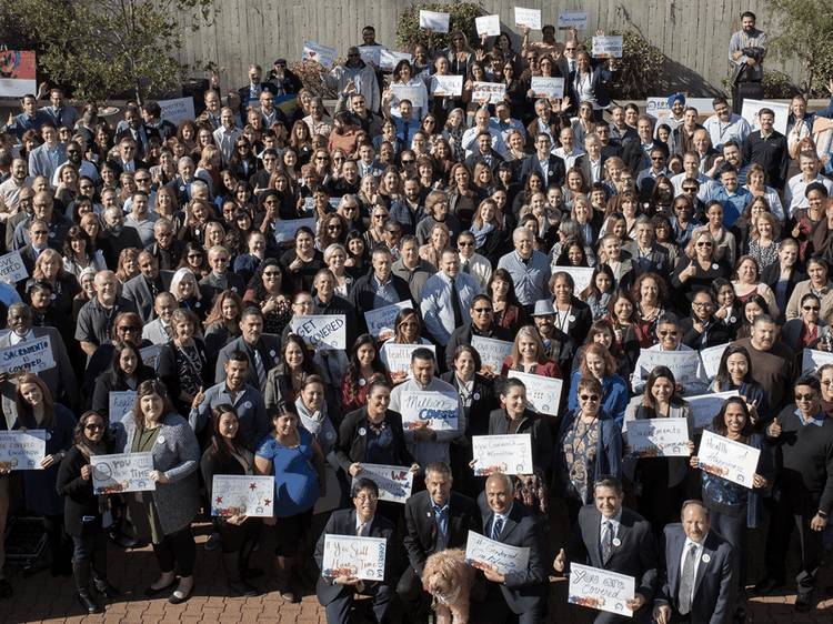 Covered California employee group photo