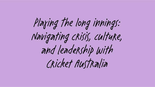 Purple box with text