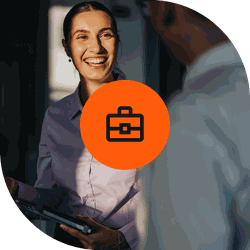 Smiling professional woman