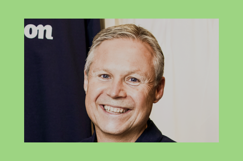 Portrait image of Joe Dudy, CEO and Chairman at Wilson Sporting Goods.