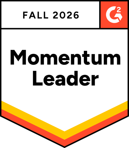 Momentum Leader - Fall 2026 - G2 badge