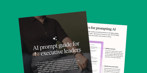 cover of executive AI prompt guide