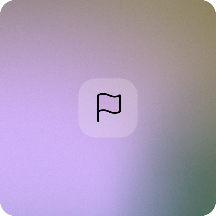 gradient purple background with flag icon, representing Culture Amp's high performance company value