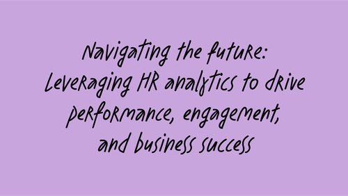 Purple box with text