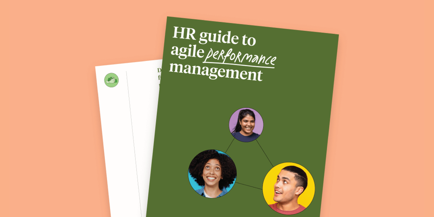 Agile performance management for HR