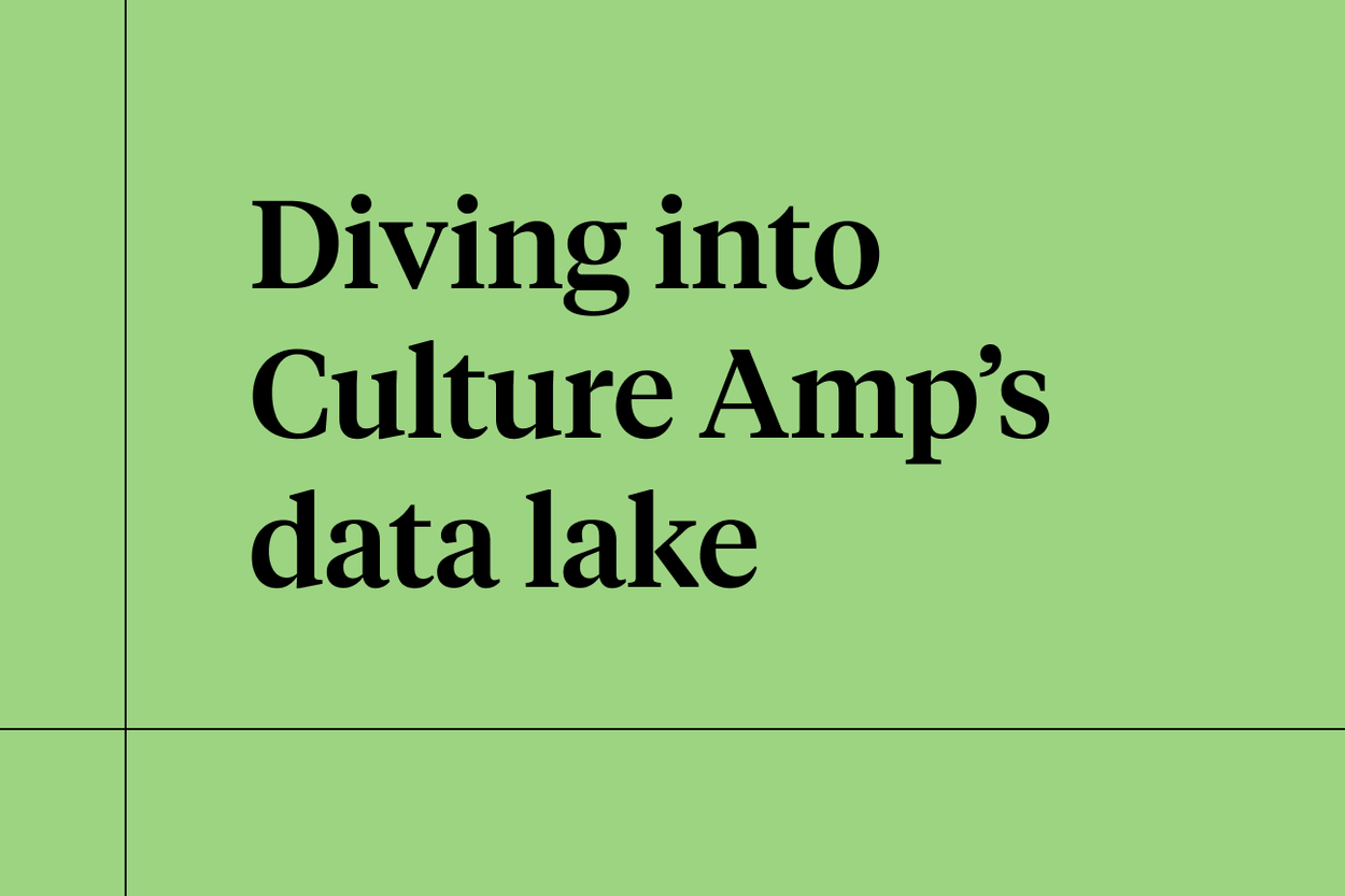 diving into Culture Amp's data lake