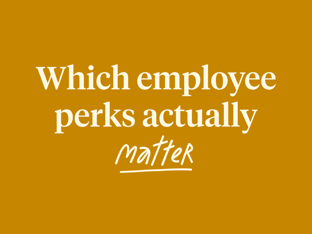 Which employee perks actually matter